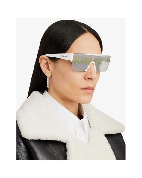 burberry be4291 3001/g|burberry white reflective sunglasses.